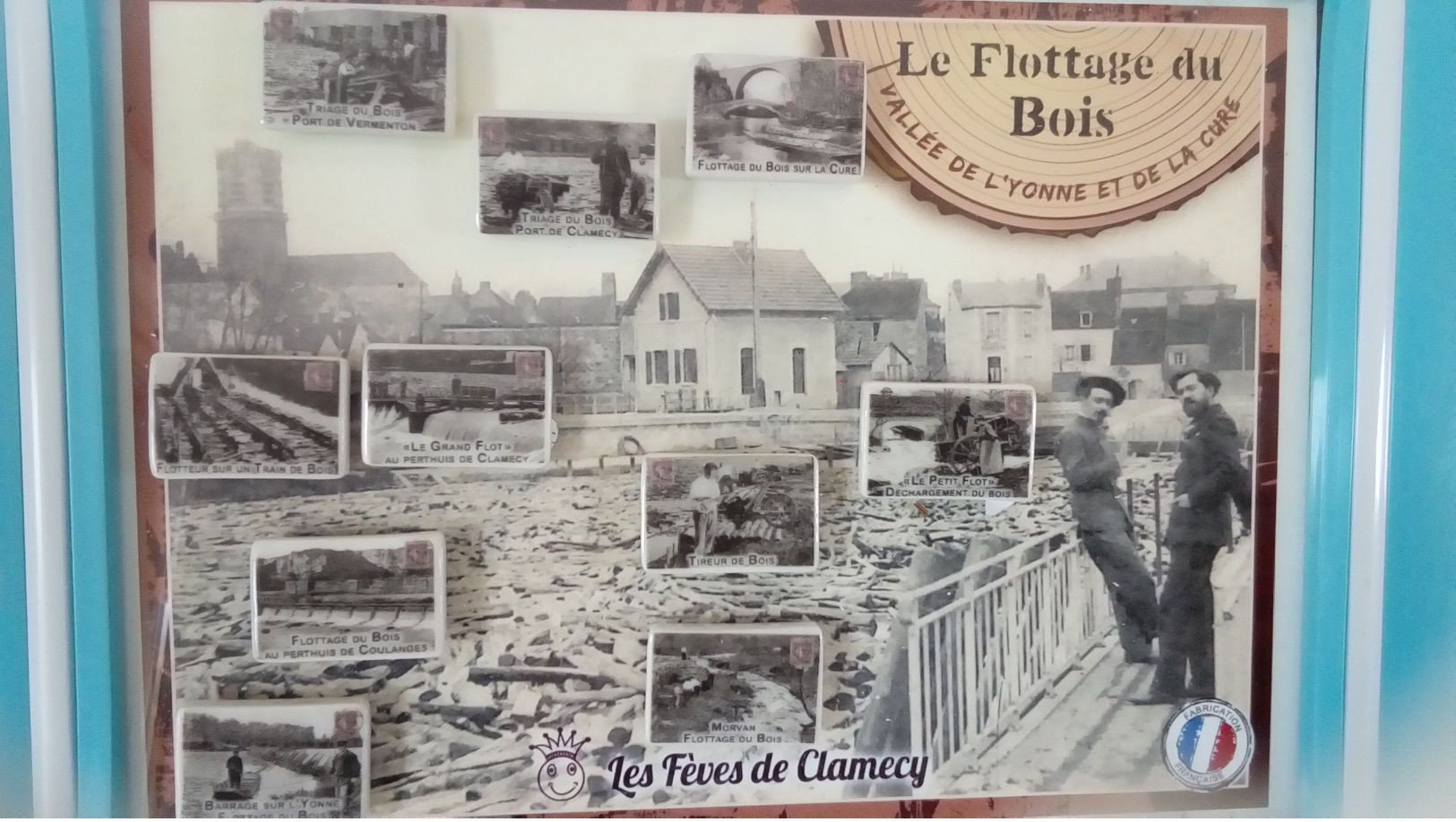 Série De Fèves Région Bourgogne Clamecy " Le Flottage Du Bois" - Regiones