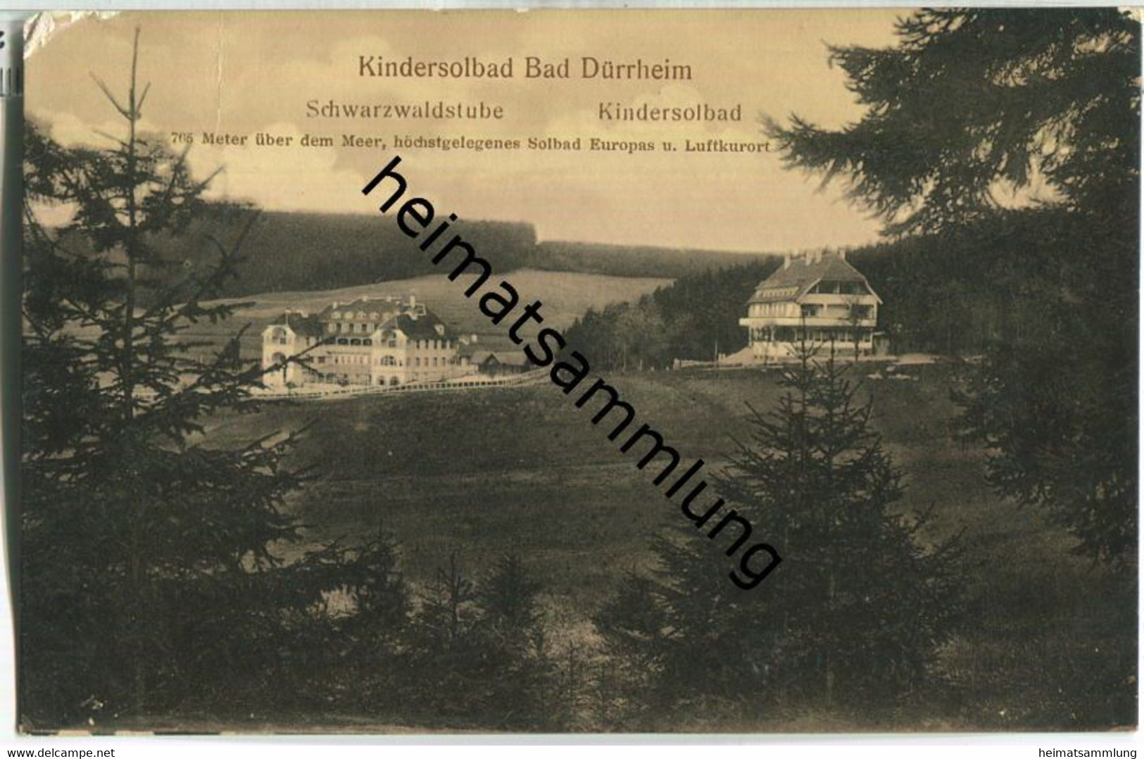 Kindersolbad Bad Dürrheim - Schwarzwaldstube - Kindersolbad - Verlag Alb. Wehinger Bad Dürrheim - Bad Duerrheim