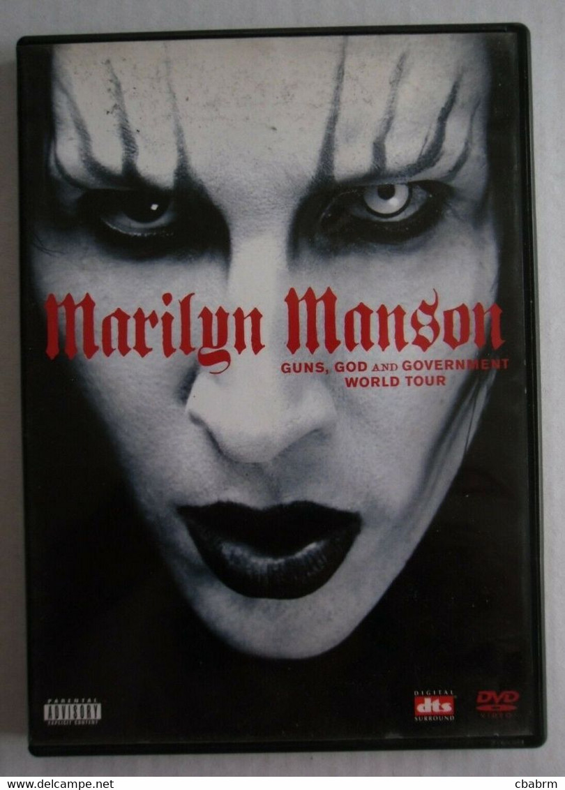 DVD MARILYN MANSON WORLD TOUR - Muziek DVD's