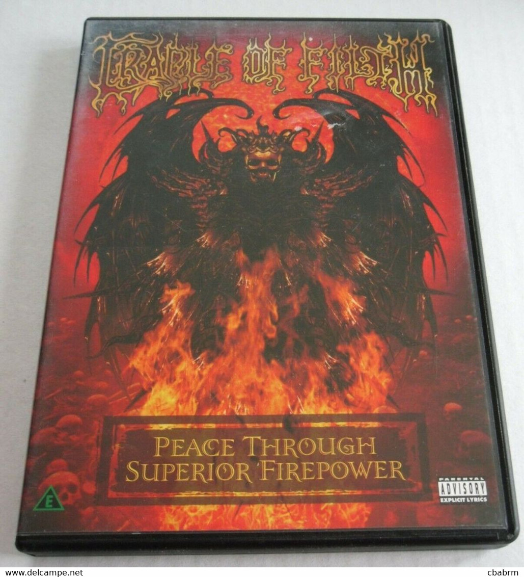 DVD Cradle Of Filth ‎– Peace Through Superior Firepower - DVD Musicaux