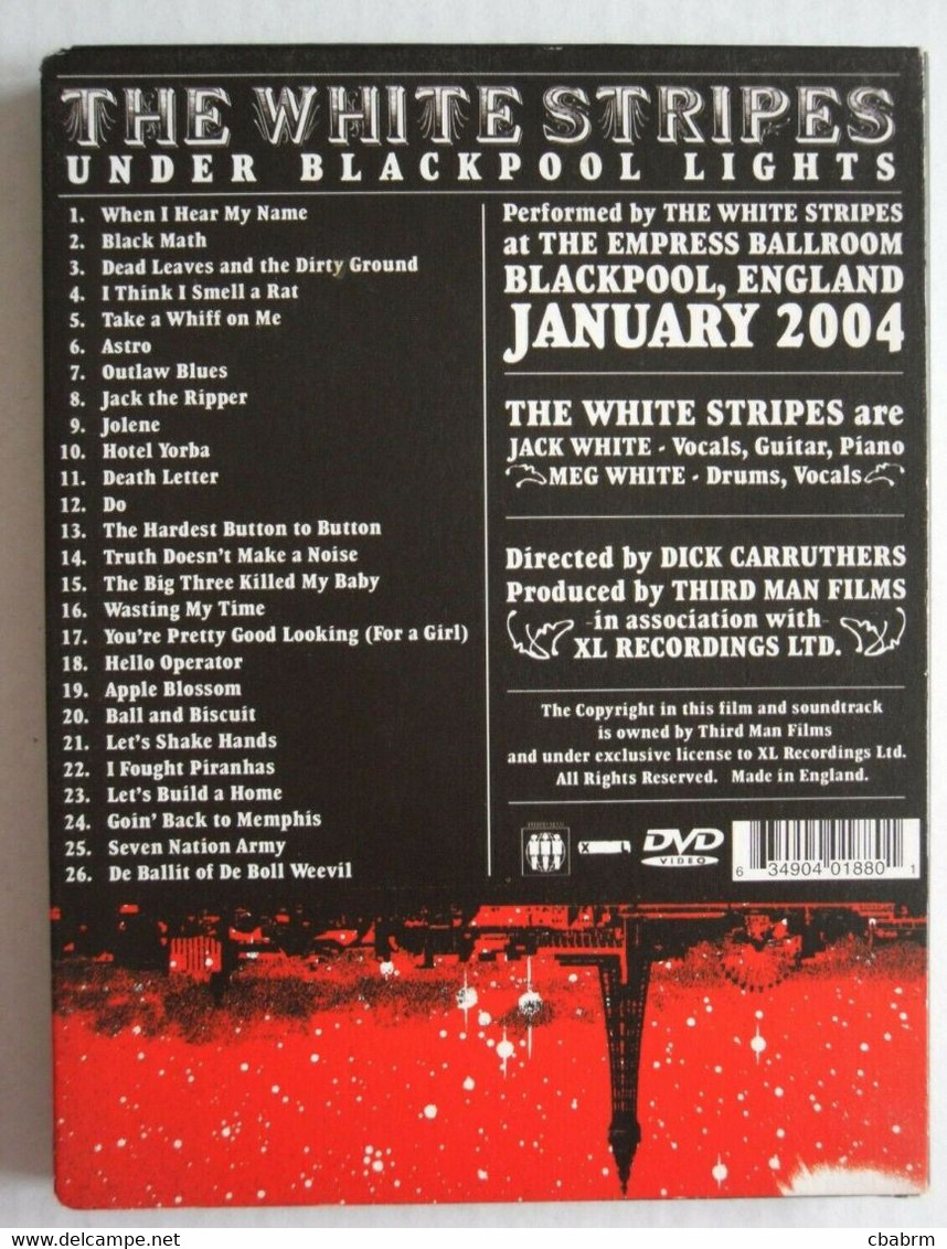 DVD THE WHITE STRIPES 2004 UNDER BLACKPOOL LIGHTS - Musik-DVD's