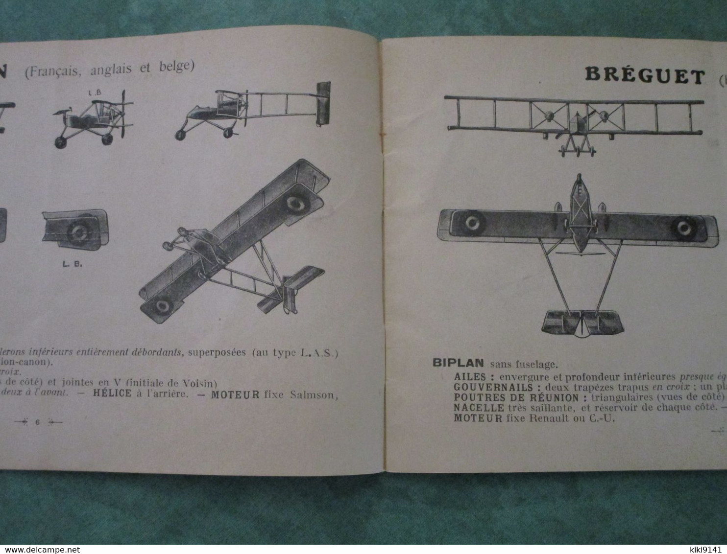 SILHOUETTES D'AVIONS Classées Par Analogie - Echelle 1/200ème (32 Pages Illustrées) - 1914-18