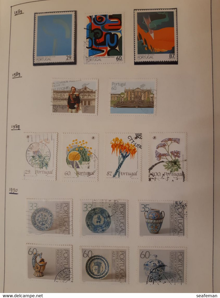 PORTUGAL   1979-2001     COLLECTION used/Postfrisch/VF,good quality,almost complete,see 76 scans   [27p]