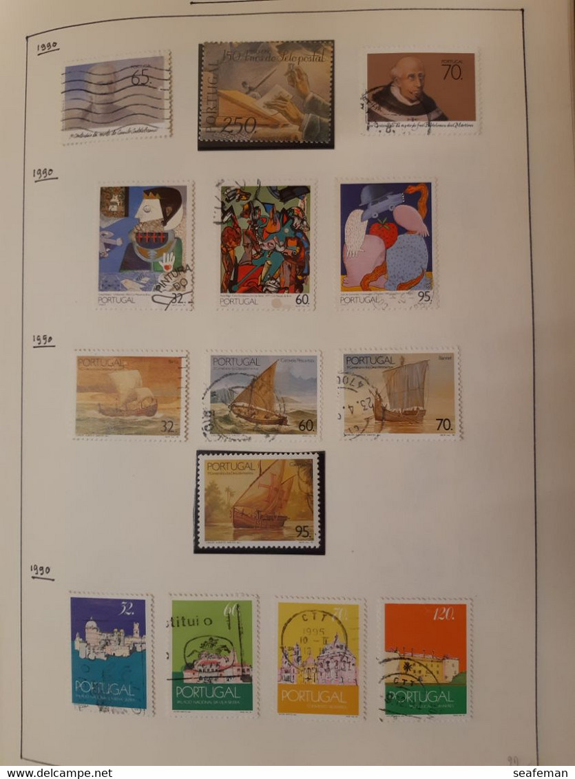 PORTUGAL   1979-2001     COLLECTION used/Postfrisch/VF,good quality,almost complete,see 76 scans   [27p]