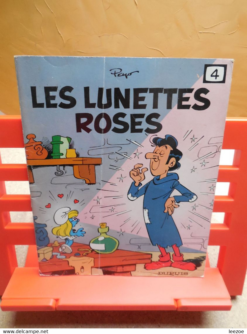 EO Peyo, Schtroumpfs, Smurfs, Les Lunettes Roses, Tome 4 - Schtroumpfs, Les
