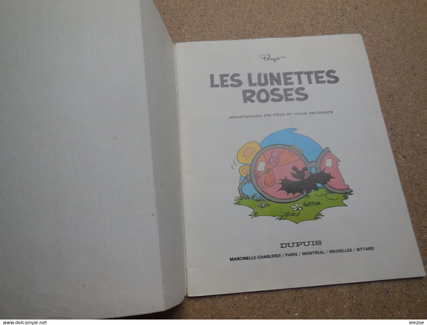 EO Peyo, Schtroumpfs, Smurfs, Les Lunettes Roses, Tome 4 - Schtroumpfs, Les