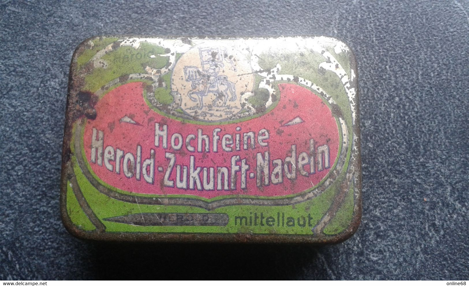 HEROLD ZUKUNFT NADELN - HOCHFEINE - MITTELLAUT Gramophone Needle Tin - Zubehör & Versandtaschen