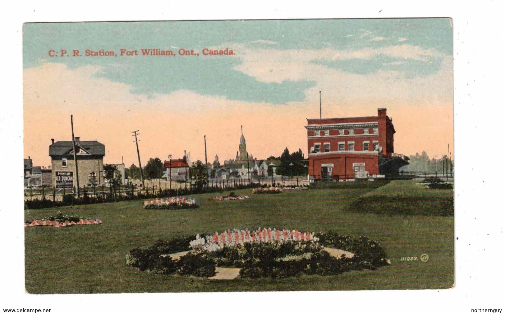 PORT ARTHUR, Ontario, Canada, C. N. R. Depot / Station, Pre-1920 Postcard, Thunder Bay County - Port Arthur