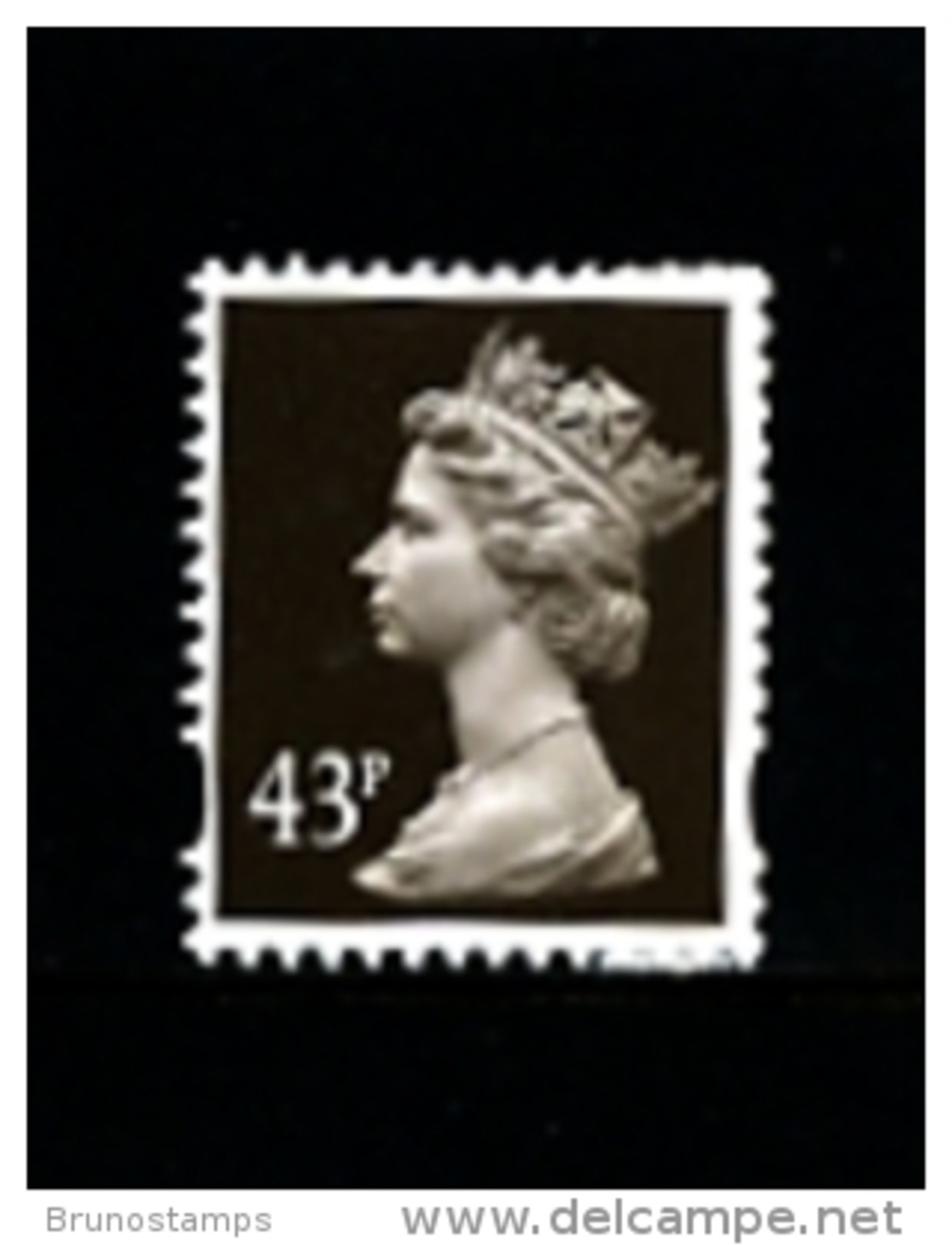 GREAT BRITAIN - 1998  MACHIN  43p.  WALSALL  PERF. 14  MINT NH  SG Y1717a - Série 'Machin'