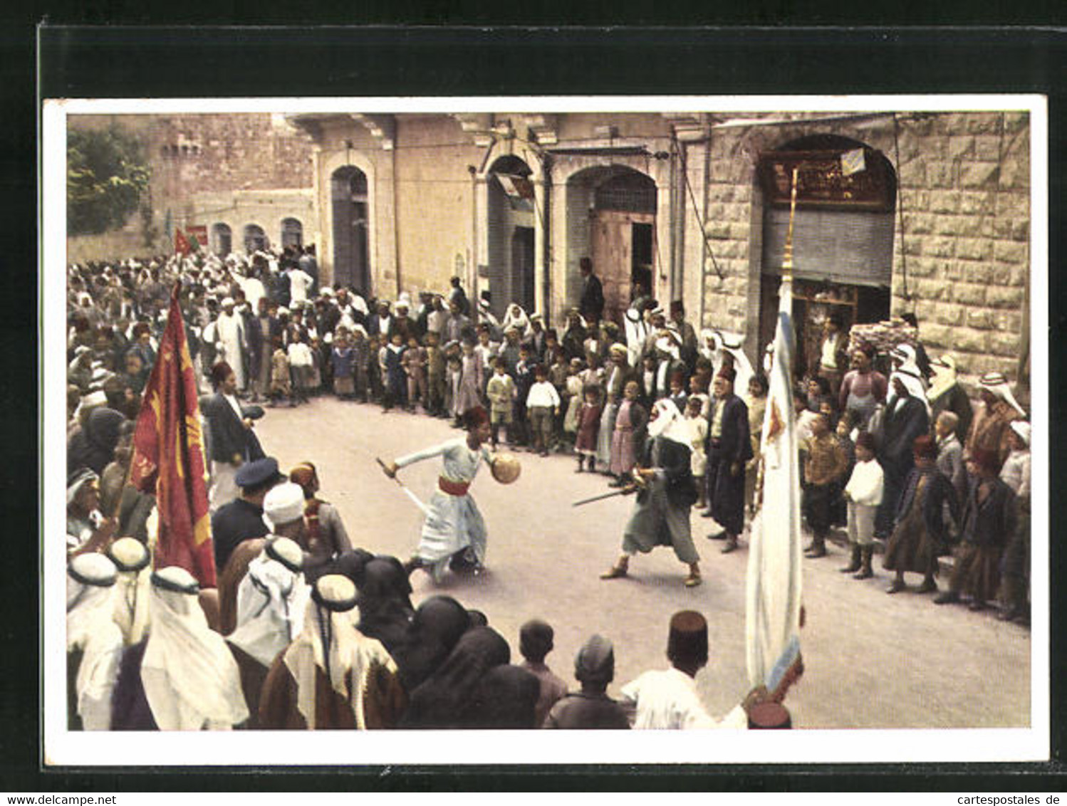 AK Jerusalem, Tournoi Arabe Pendant La Fete De En-Nebi-Mousa - Palestina