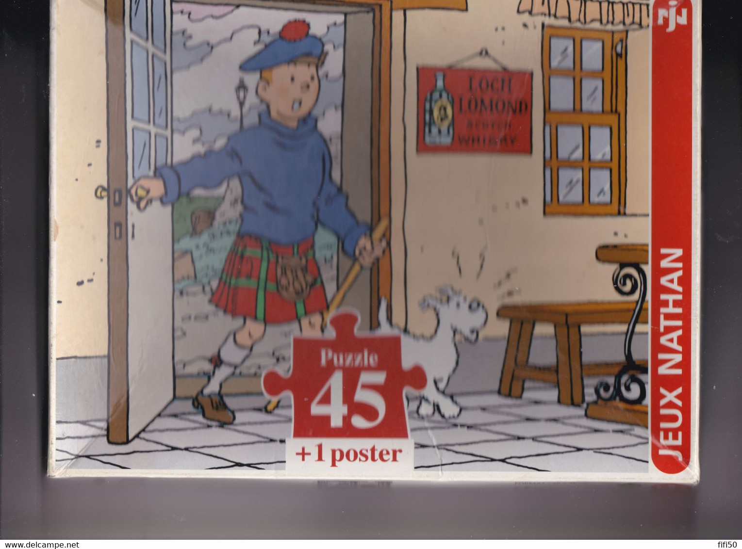 PUZZLE TINTIN L ' ILE NOIRE 45 Pièces - Puzzels