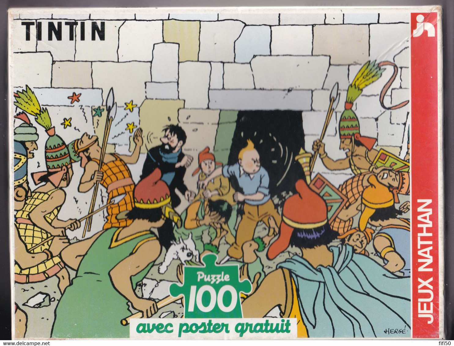 PUZZLE TINTIN LE TEMPLE DU SOLEIL100 Pièces - Puzzels