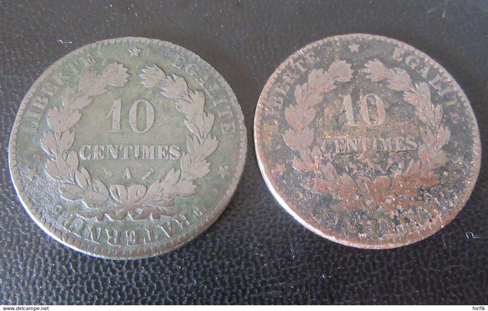 Achat Immédiat - France - 2 Monnaies 10 Centimes Cérès 1880 A Et 1897 A - Other & Unclassified