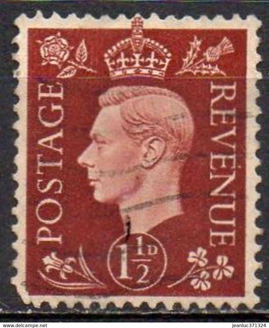 GRANDE BRETAGNE N° 211 O Y&T 1937 George VI - Used Stamps