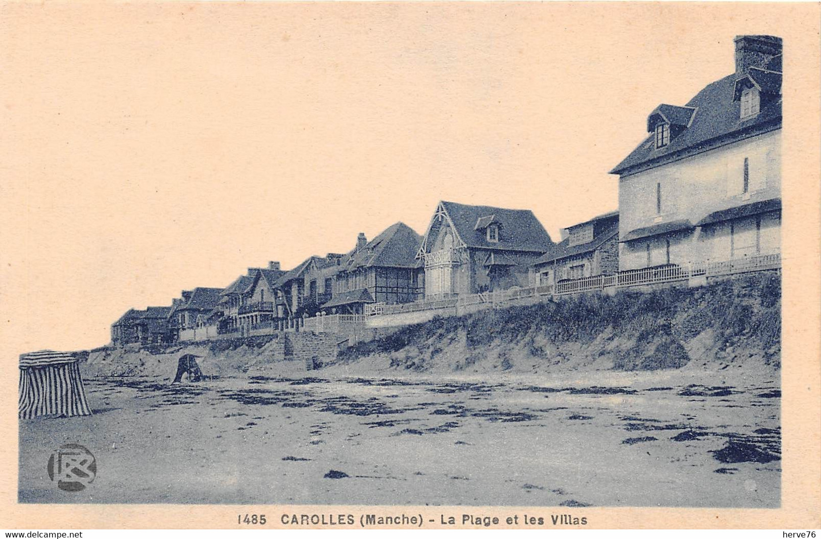 CAROLLES - La Plage Et Les Villas - Sonstige & Ohne Zuordnung