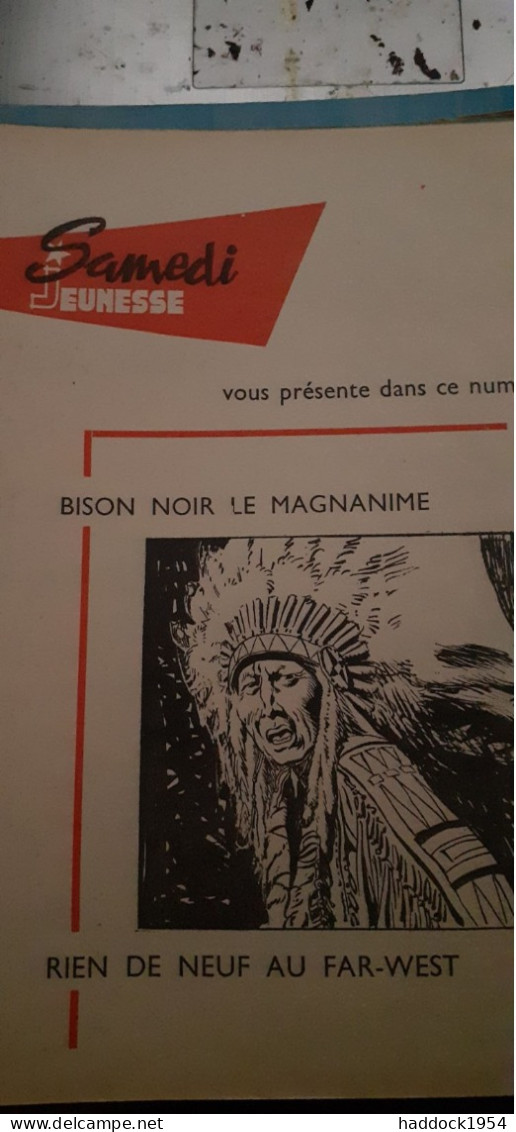 Samedi Jeunesse N°80 Bison Noir 1964 - Samedi Jeunesse