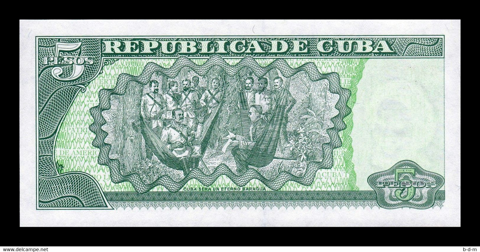 Cuba 5 Pesos Antonio Maceo 2017 Pick 116 New SC UNC - Cuba