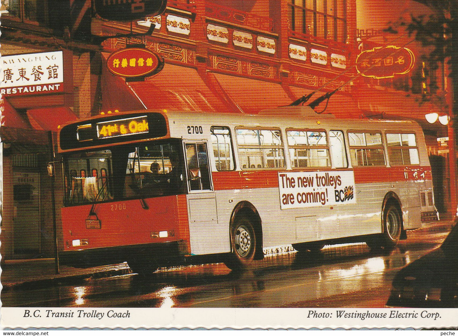 N°5429 R -cpsm Trolleybus Vancouver - Busse & Reisebusse