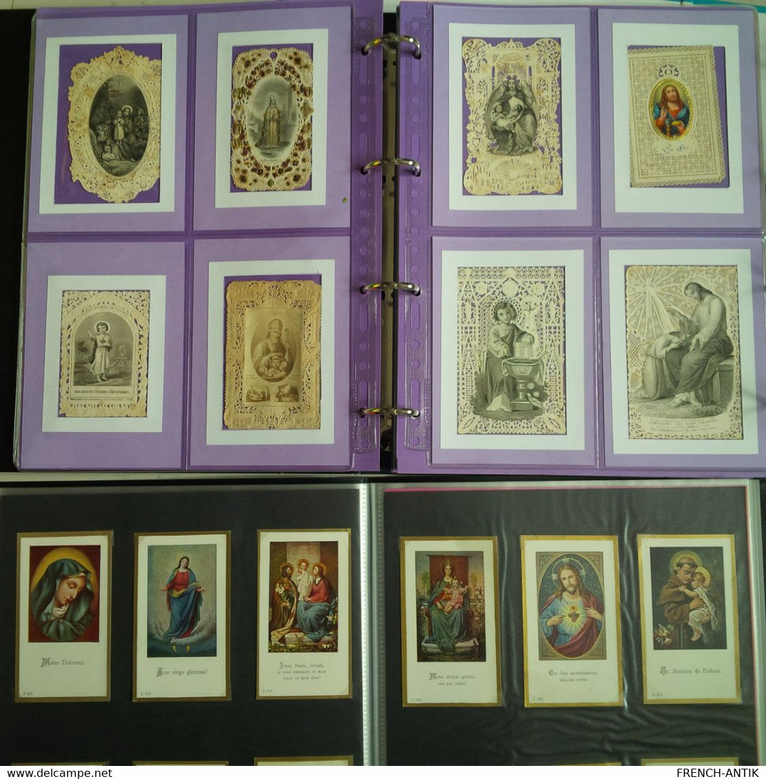 BELLE COLLECTION D ENVIRON 600 CANIVETS ET IMAGES PIEUSES 1850 1950 SALON BIBLIOMANIA OU MULHOUSE - Devotion Images