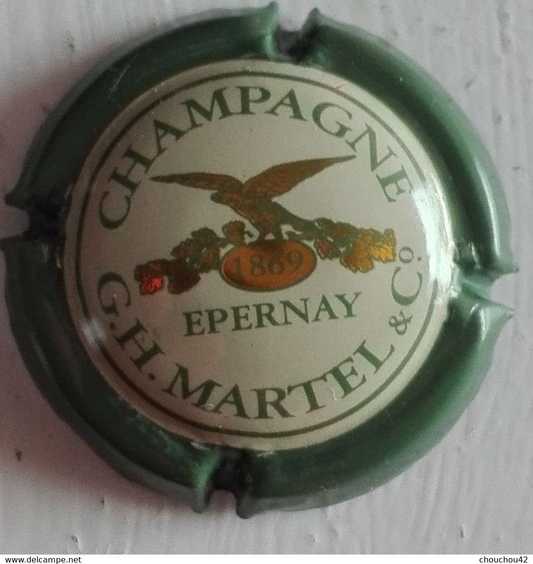 CHAMPAGNE GH MARTEL EPERNAY 1869 - Martel GH