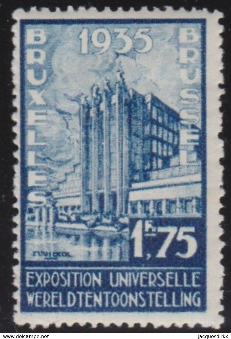 Belgie       .    OBP     .   389     .     *    .   Ongebruikt   .   /   .   Neuf Avec Charnière - Unused Stamps