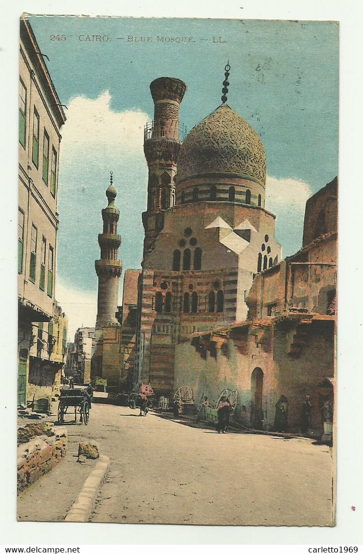 CAIRO - BLUE MOSQUE 1929   VIAGGIATA  FP - Le Caire