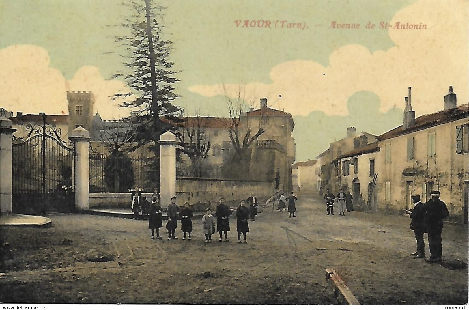 81)    VAOUR  -  Avenue Saint Antonin - Vaour