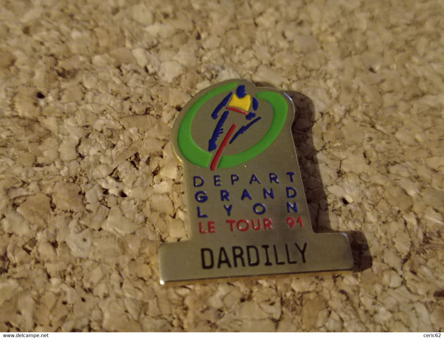 PINS CYCLISME VELO TOUR DE FRANCE 91 DEPART GRAND LYON DARDILLY - Cyclisme