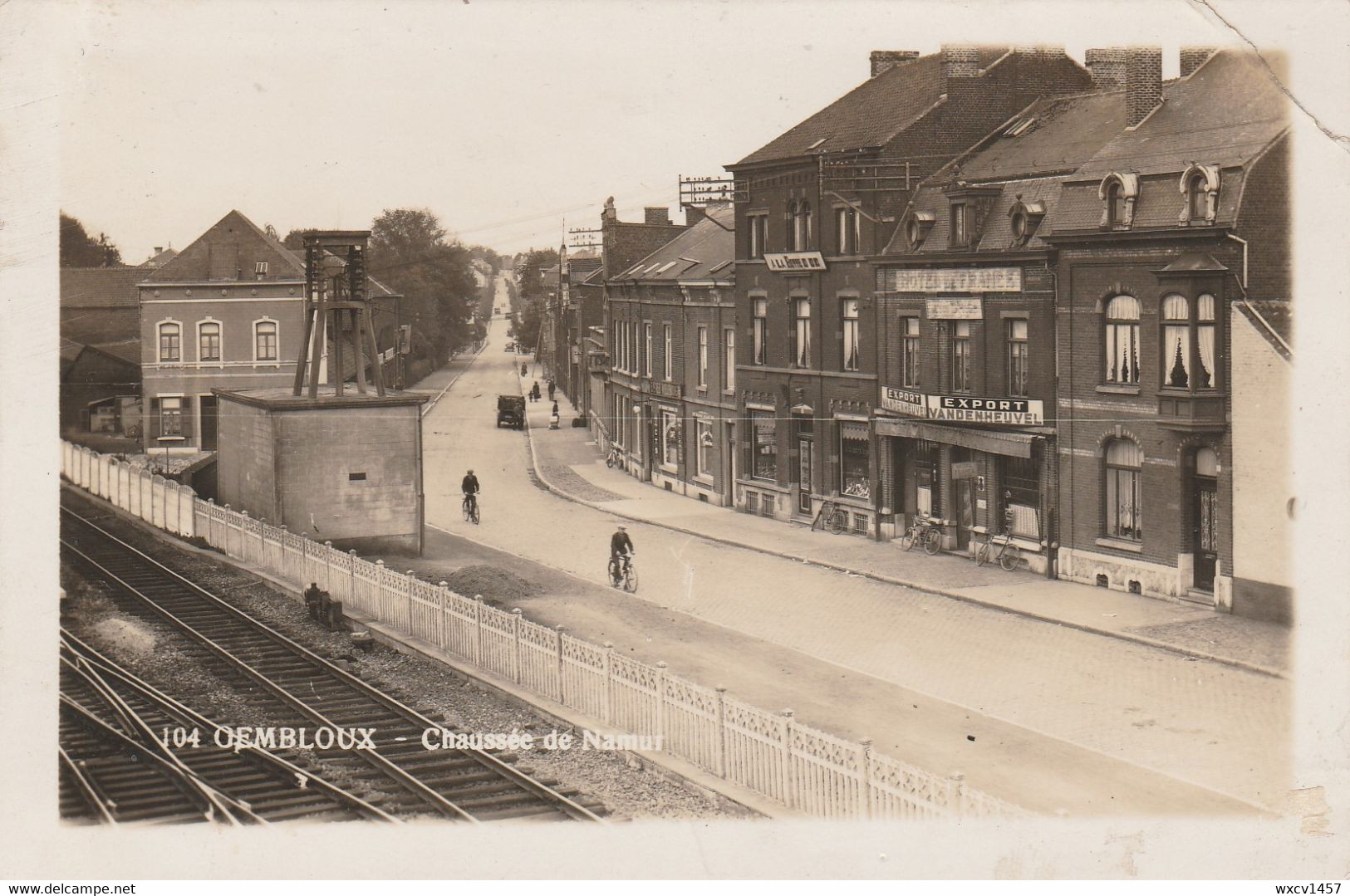 Gembloux  , Chaussée De Namur ,( PUB Bière Bier Export Vandenheuvel Brasserie Brouwerij - Gembloux