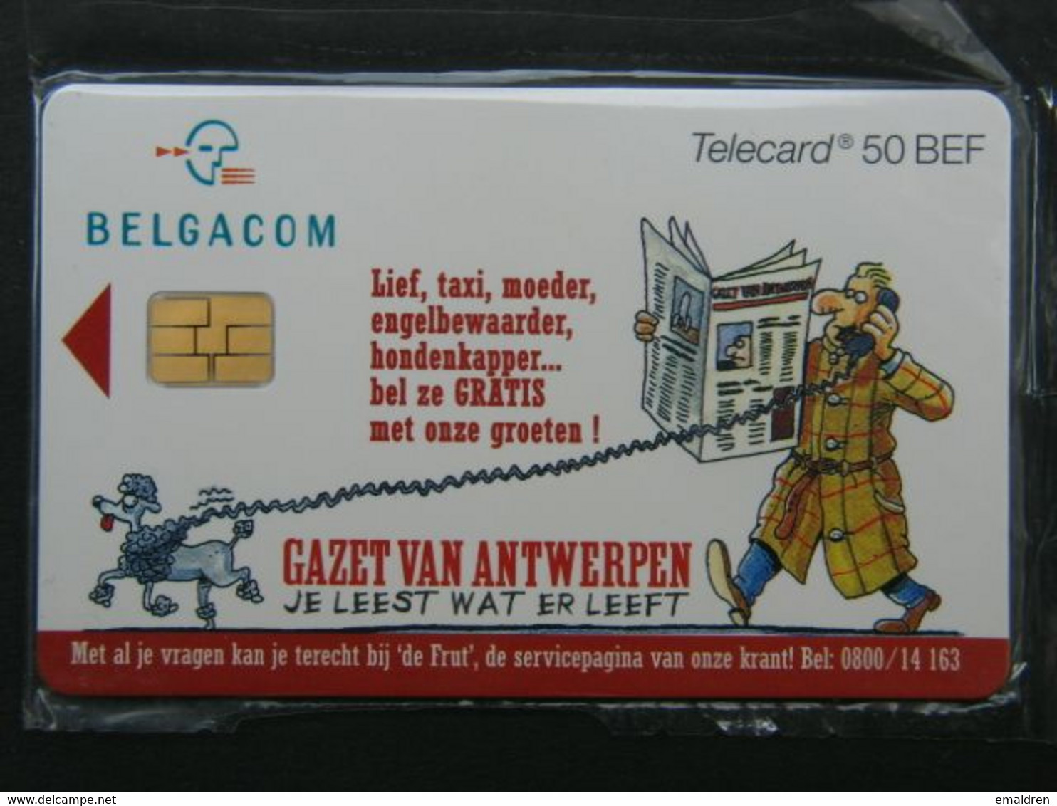 Gazet Van Antwerpen. 30-03-2000. 8000 Ex. - Mit Chip