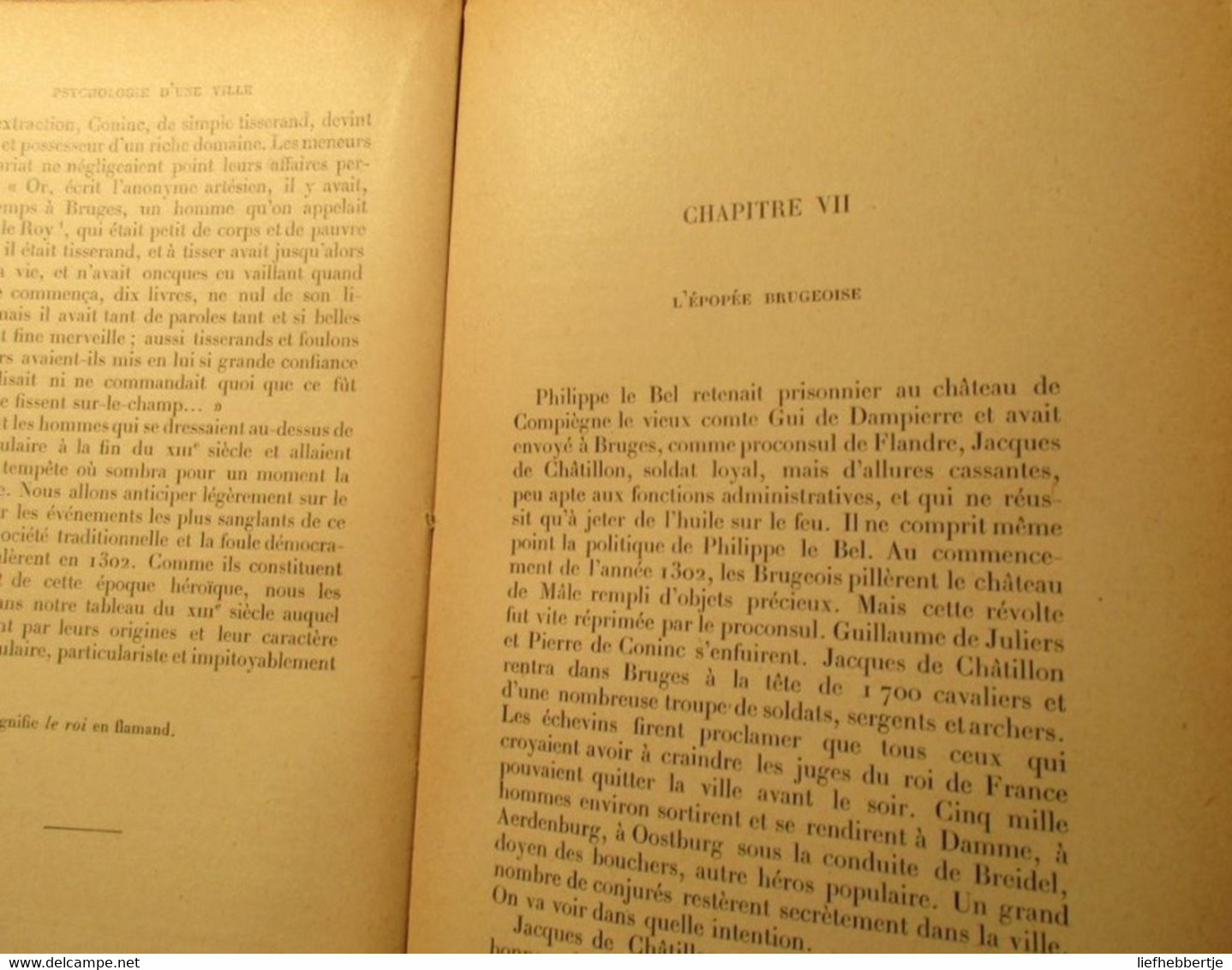 Psychologie d'une ville - Essai sur Bruges - Brugge   -  door H. Fierens-Gevaert - 1901