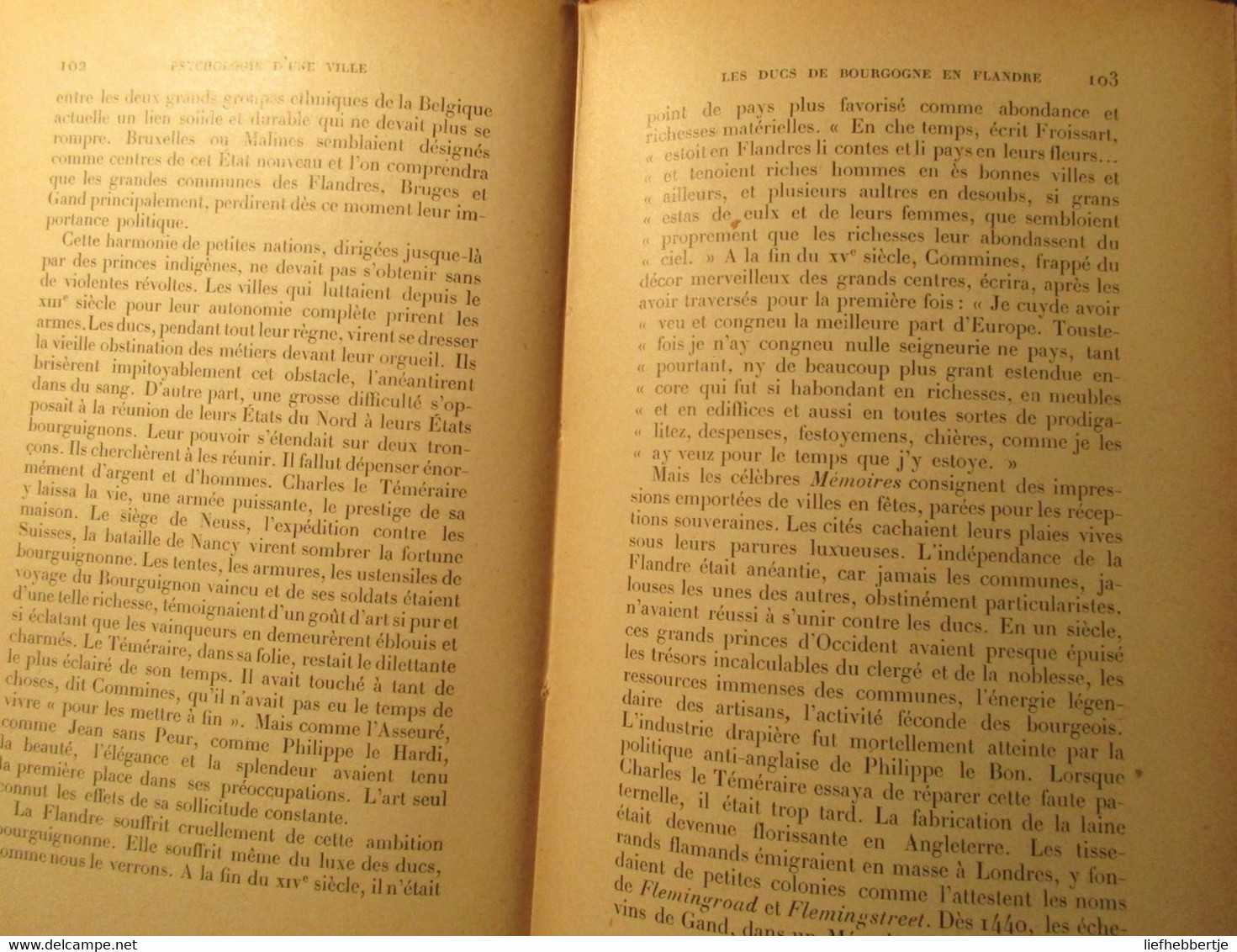 Psychologie d'une ville - Essai sur Bruges - Brugge   -  door H. Fierens-Gevaert - 1901