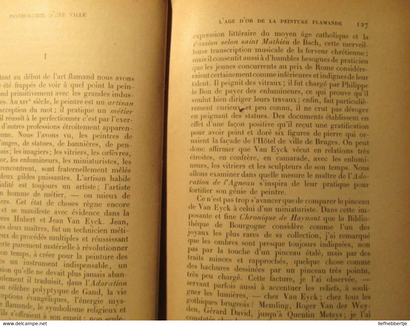 Psychologie d'une ville - Essai sur Bruges - Brugge   -  door H. Fierens-Gevaert - 1901