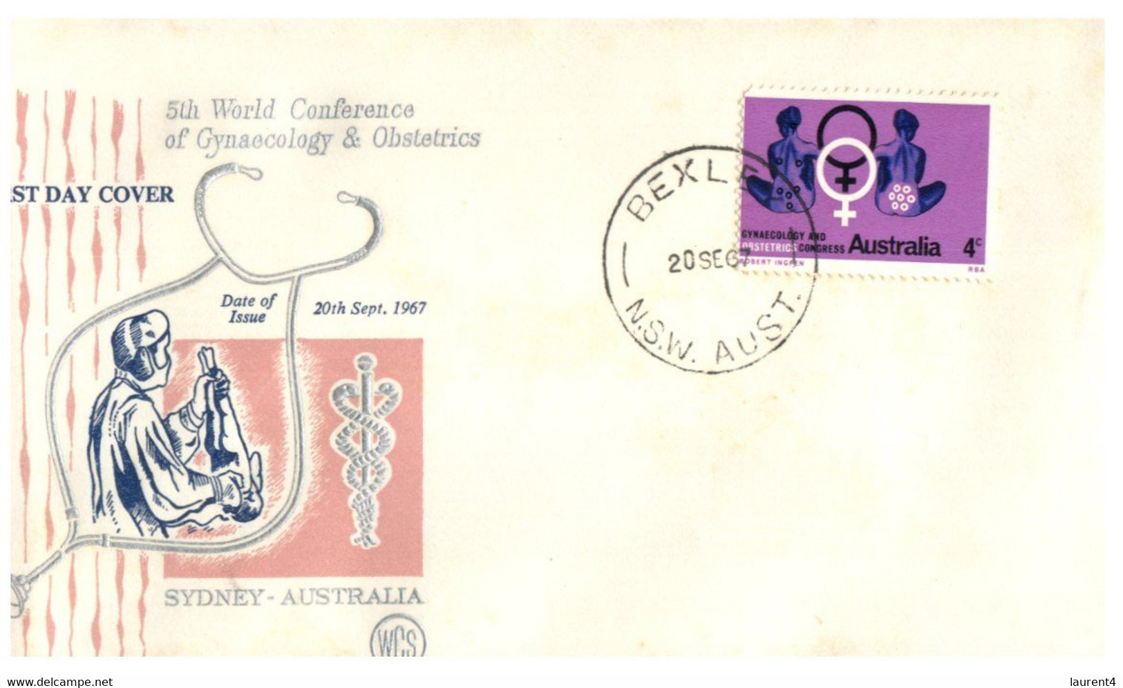 (Q 12) Australia - WCS - FDC - 1967 - Medecine Congress - Autres & Non Classés