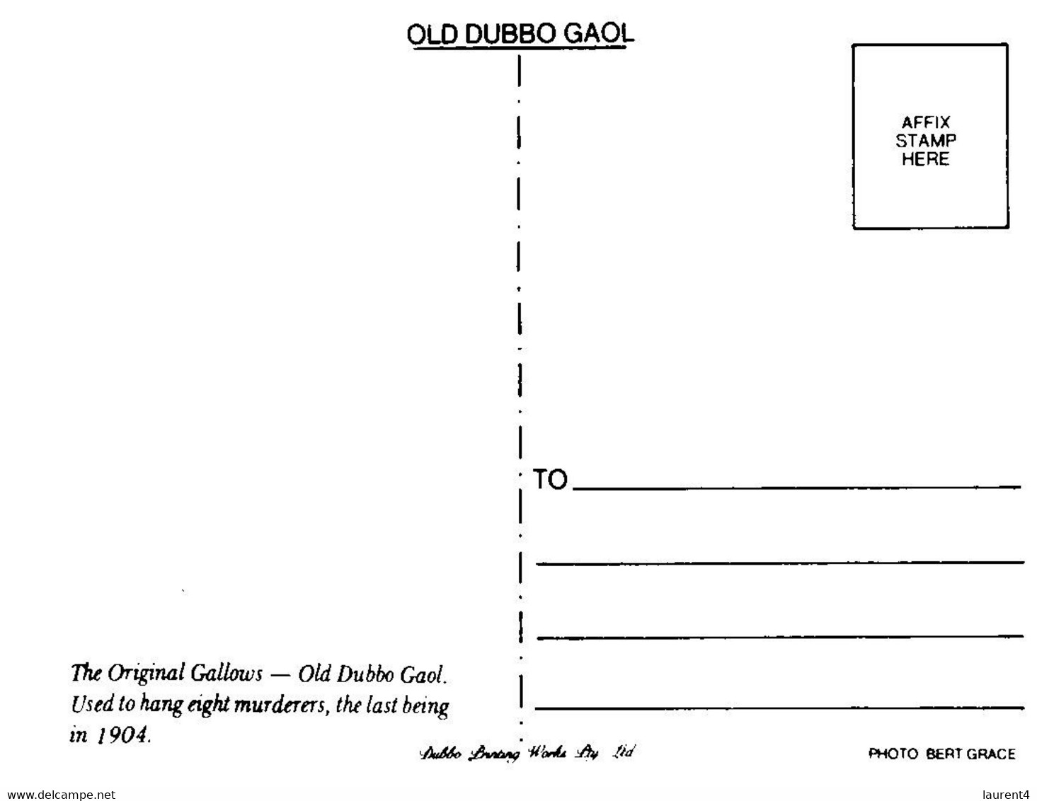 (Q 15) Australia - NSW - Dubbo Original Gallows - Gefängnis & Insassen