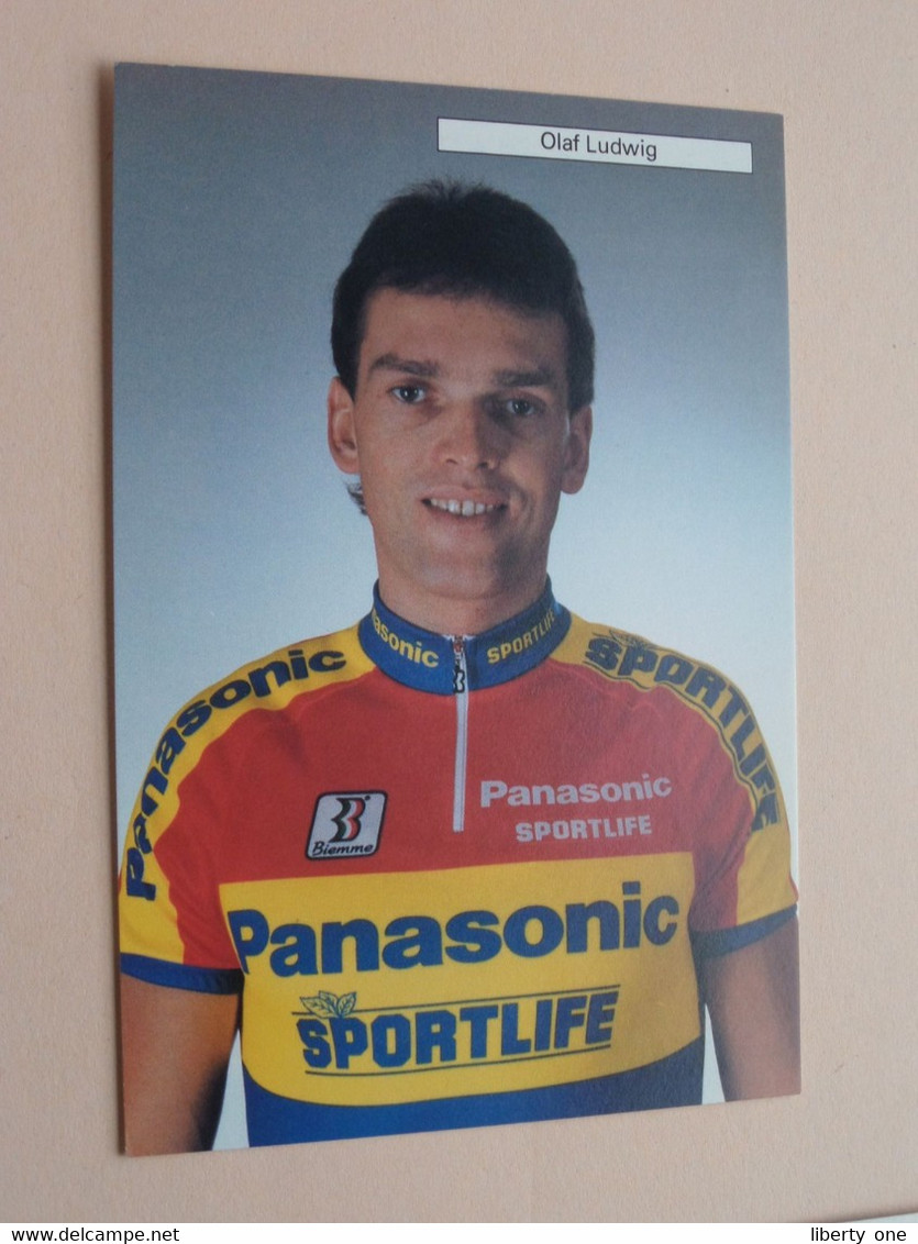 Olaf LUDWIG ( PANASONIC Sportlife Cycling Team ) Form. PK/CP ( 2 Scans ) ! - Cyclisme