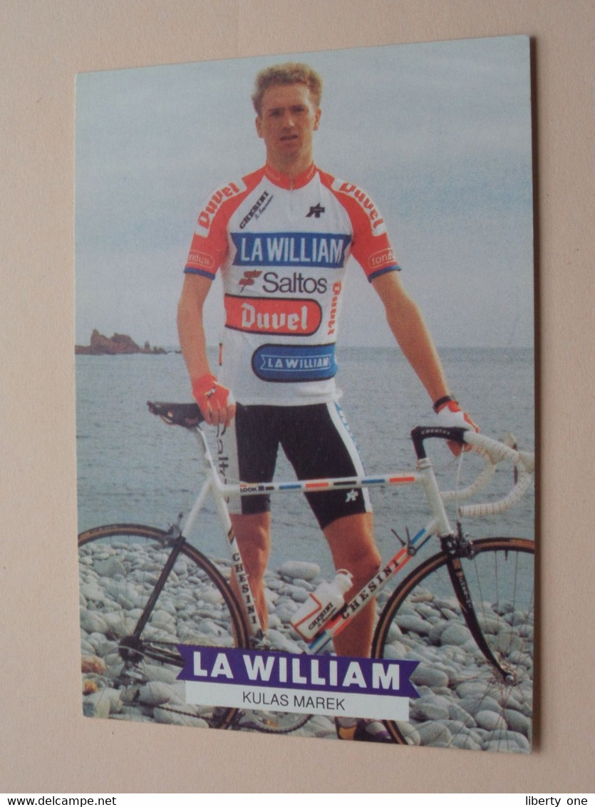 KULAS Marek ( LA WILLIAM ) Form. PK/CP ( 2 Scans ) ! - Cyclisme