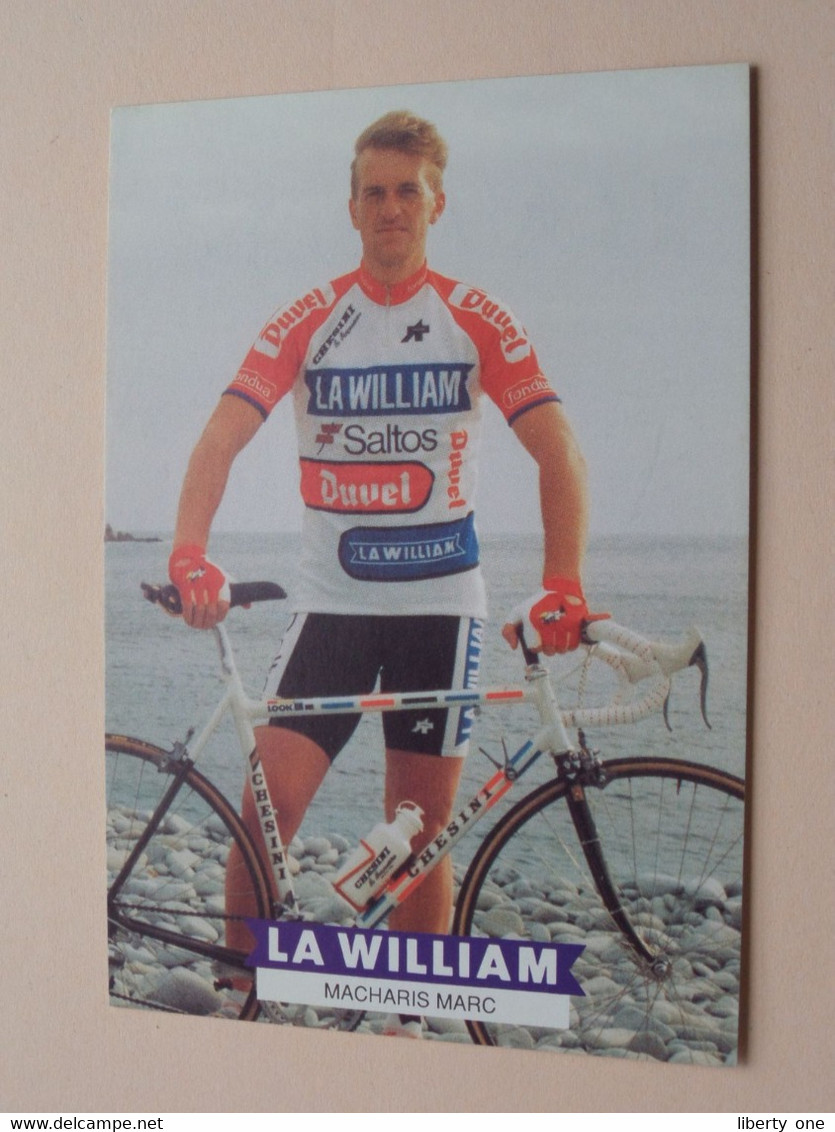 MACHARIS Marc ( LA WILLIAM ) Form. PK/CP ( 2 Scans ) ! - Cyclisme