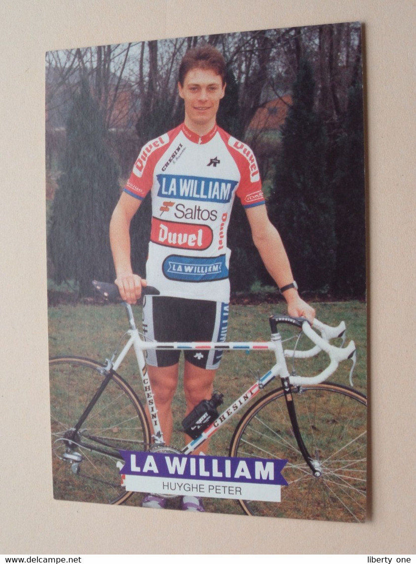 HUYGHE Peter ( LA WILLIAM ) Form. PK/CP ( 2 Scans ) ! - Cyclisme