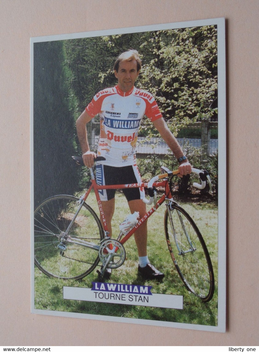 TOURNE STAN ( LA WILLIAM ) Format PK/CP ( Blanco Achterzijde ) ! - Cyclisme