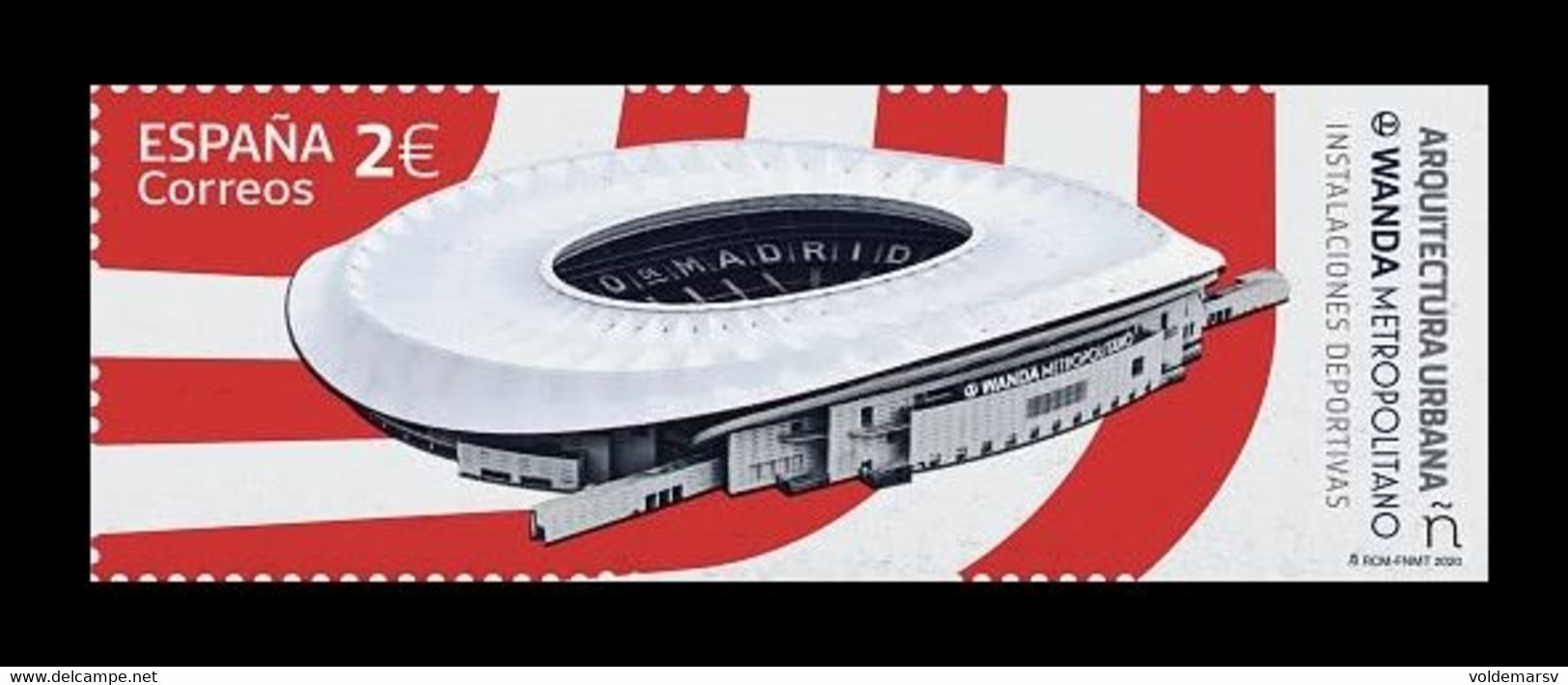 Spain 2020 Mih. 5479 Wanda Metropolitano Football Stadium MNH ** - Neufs