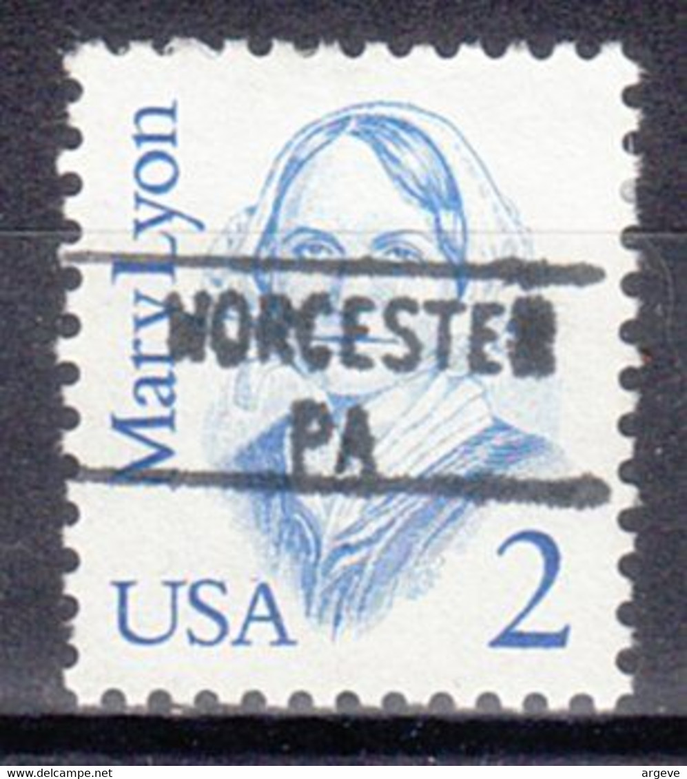 USA Precancel Vorausentwertung Preo, Locals Pennsylvania, Worchester 895 - Prematasellado