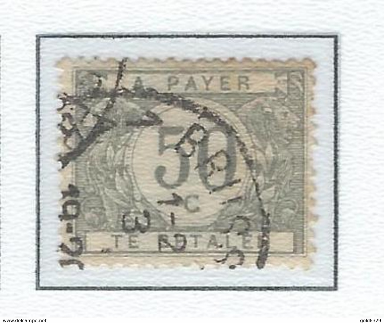COB  TX31-V  "Point Après Le A De BETALEN"   (USED) - Briefmarken