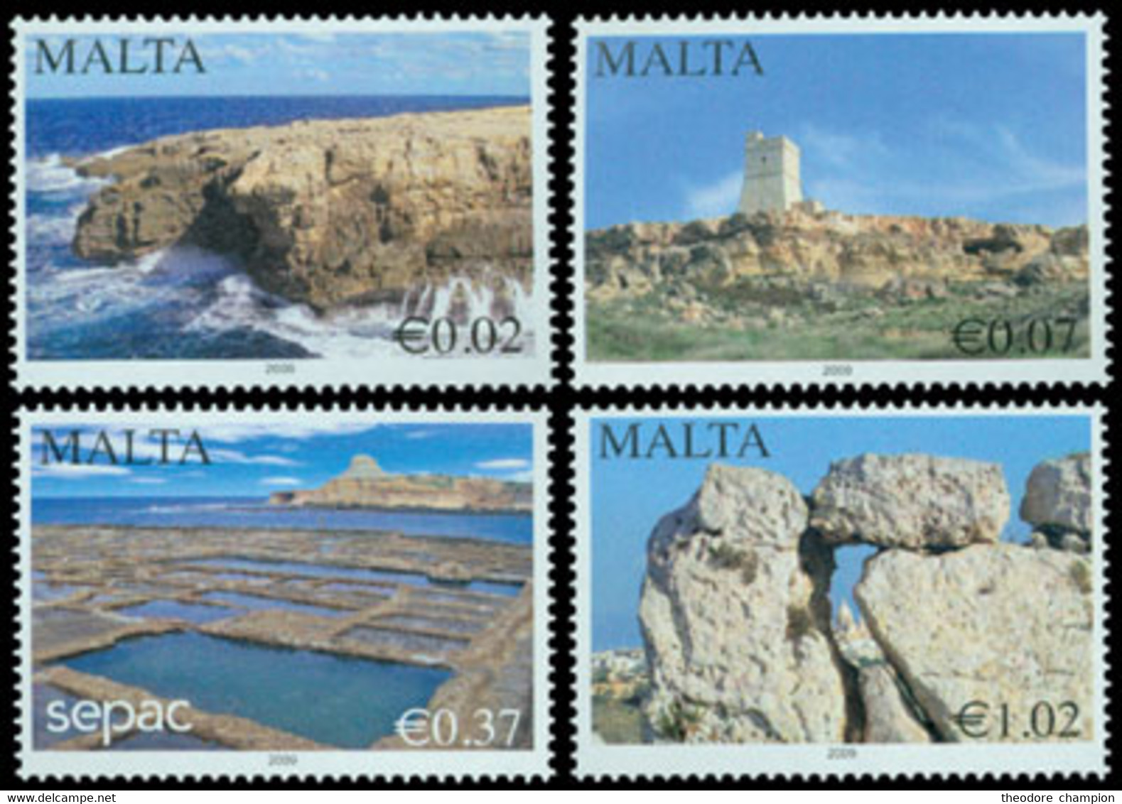 MALTE Paysages 4v 09 (Sepac) Neuf ** MNH - Malta