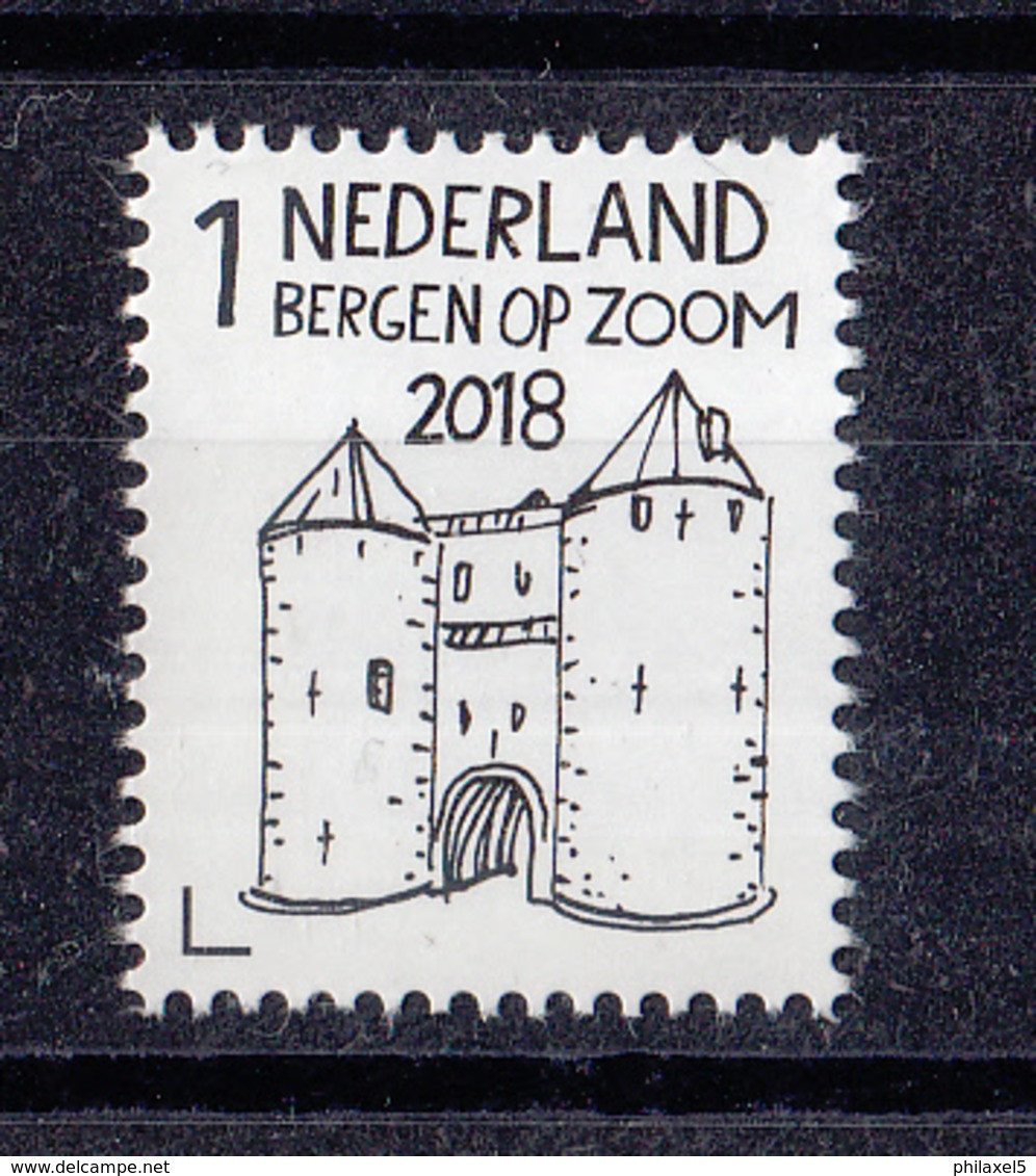 Nederland - Mooi Nederland 2018 - Stadspoort/City Gate/Stadttor - Bergen Op Zoom - Nrd. Brabant - MNH - NVPH 3612 - Other & Unclassified