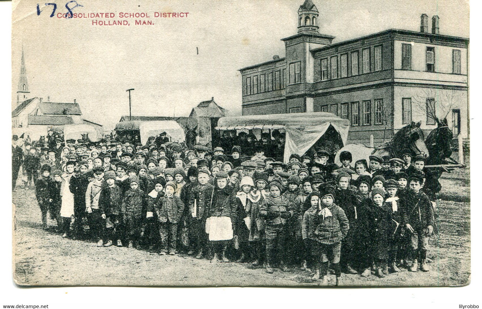 UNITED STATES - Consolidated School, District Holland MAN - Superb Group Picture - Sonstige & Ohne Zuordnung