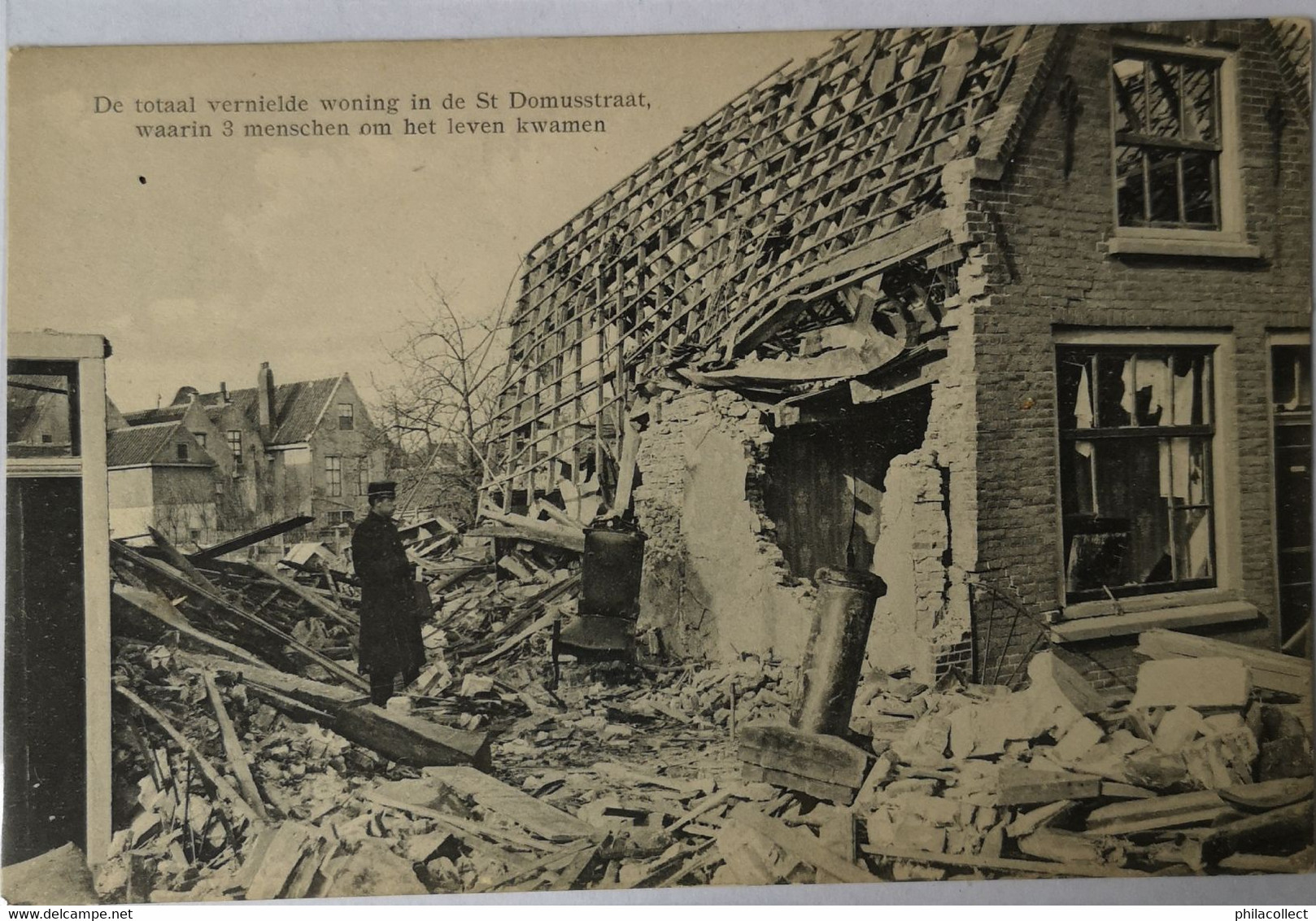 Zierikzee // Ramp 1917 - Vernielde Woning St. Domusstraat 19?? - Zierikzee