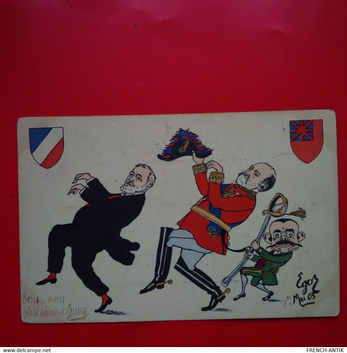 ILLUSTRATEUR EGOZ POLITIQUE DANSE 1903 - Satirical