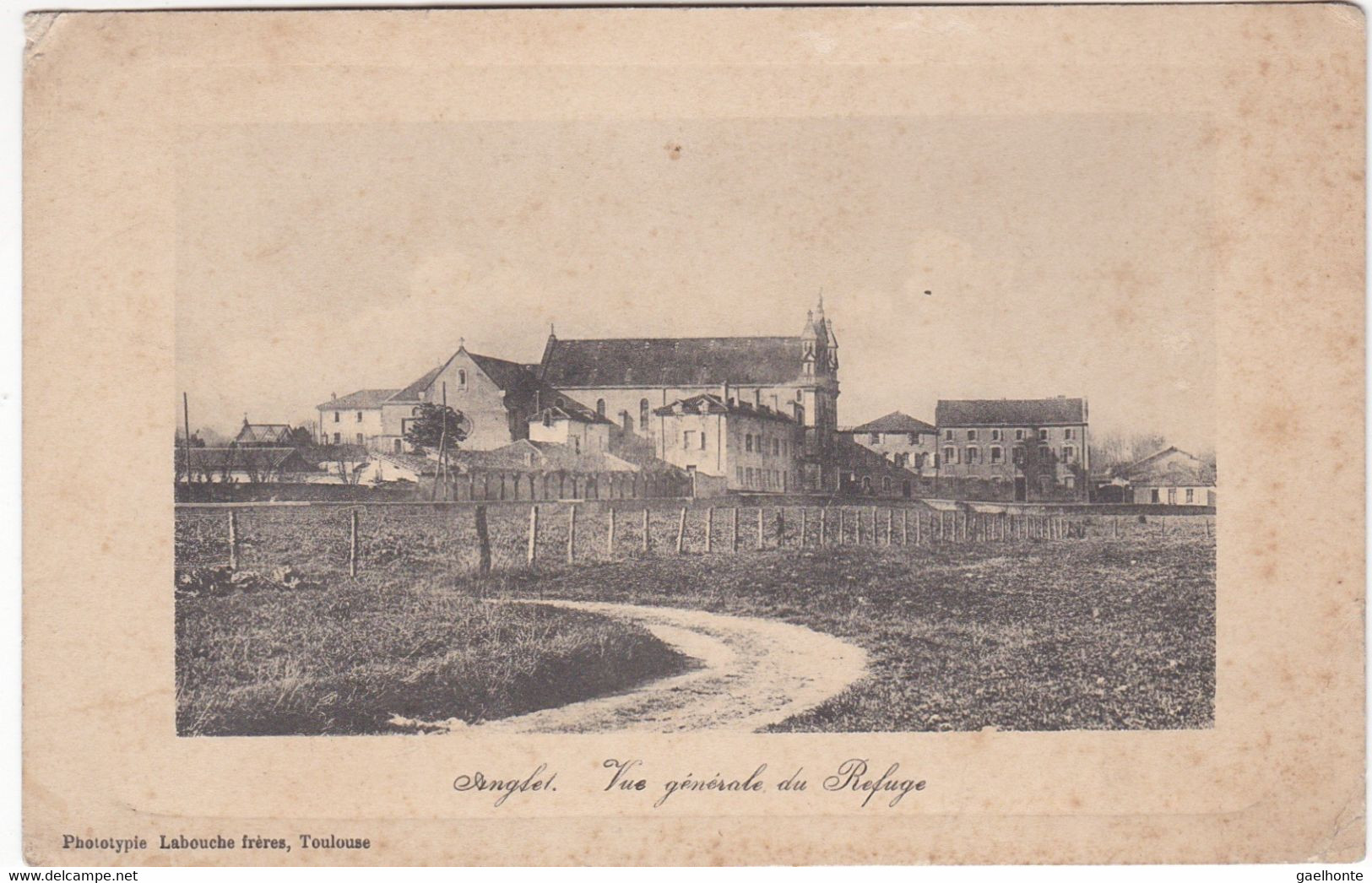 F3736 ANGLET - VIEILLE VUE GENERALE DU REFUGE - CHEMIN DE TERRE - PHOTOTYPIE LABOUCHE FRERES - Anglet