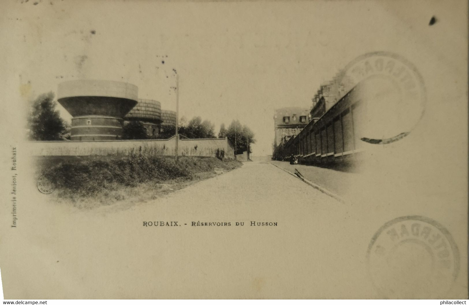 Roubaix (59) Reservoirs Du Husson 1906 - Roubaix